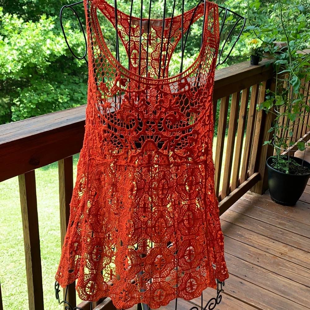 Lauren Conrad Crocheted Tank